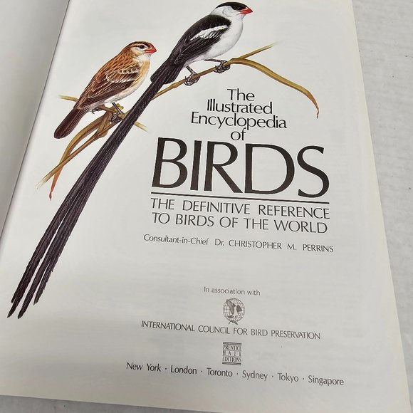 The Illustrated Encyclopedia BIRDS World DR Christopher Perrins History Book 90s - Picture 12 of 16